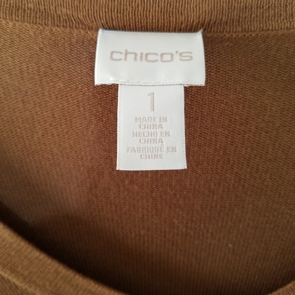 Chicos Fringe A symectral light weight sweater - Picture 4 of 4